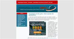 Desktop Screenshot of hospedagemdesitesgratis.net